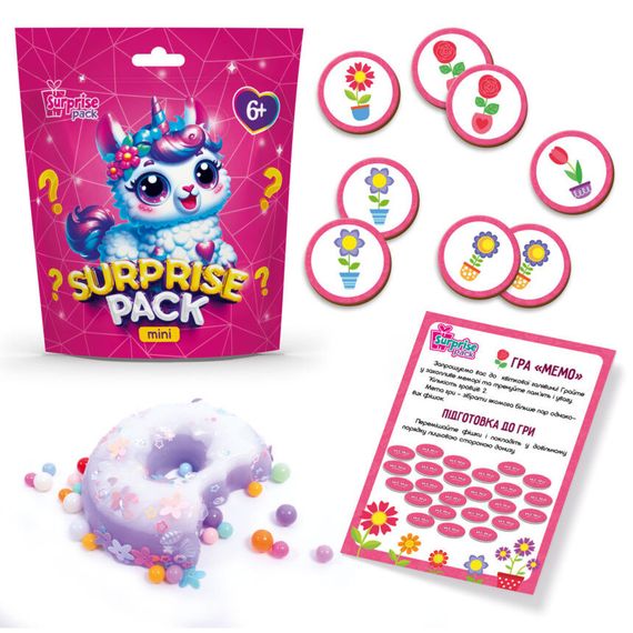 Ігровий набір-сюрприз "Surprise Pack Mini 2" VT8040-02 настільна гра та сквіш | Зображення 1