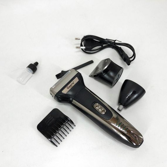 Машинка для стрижки бороди  GEMEI GM-598, Тример для бороды, QB-894 Триммер беспроводной | Зображення 1