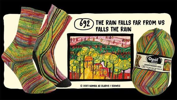 Пряжа для шкарпеток Opal Sockenwolle, серия Hundertwasser, 4056 | Зображення 1