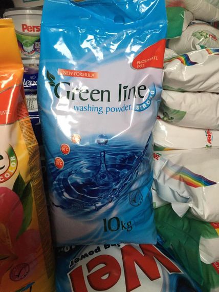 Пральний порошок🌿 Green Line порошок 10 кг 🧺 Gentle | Color | Strong 💧 Фосфат-Free ✅ Супер економія | Зображення 3
