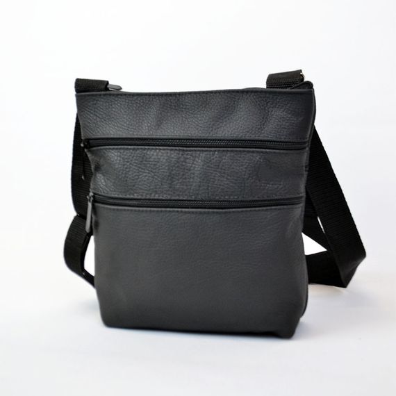 Чоловіча невелика сумка-месенджер, Сумка ділова для документів, Чоловіча шкіряна сумка HD-73 | Зображення 1
