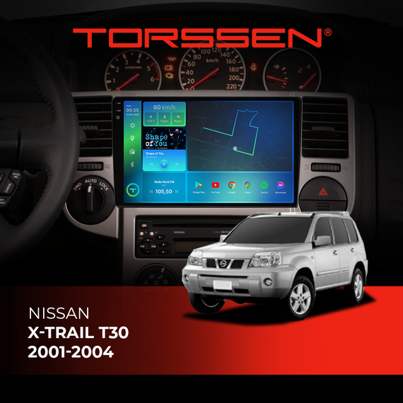 Штатна магнітола Torssen  2K Nissan Xtrail TT30 01-04 F98256 4G Carplay DSP