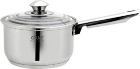 Ковш кухонный Calve CL-1865, 1.9 л, 16 см, из нержавеющей стали с крышкой, для всех типов плит