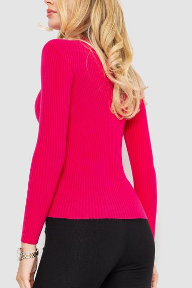 Гольф жіночий однотонний, колір рожевий, 204R016 | Зображення 3