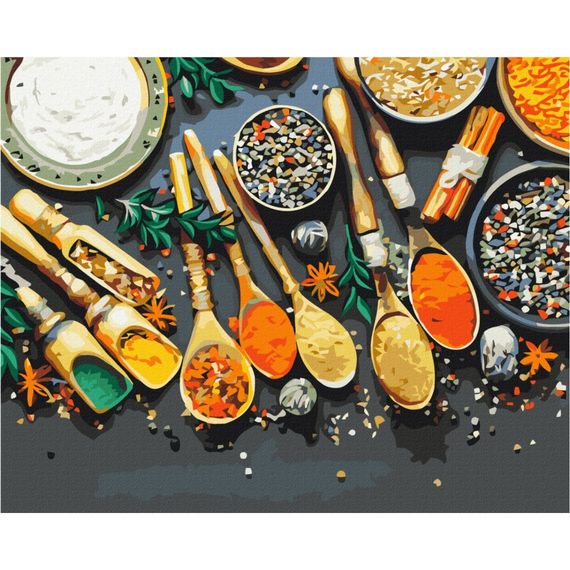 Картина за номерами "Духмяні спеції" Brushme BS53398 40х50 см