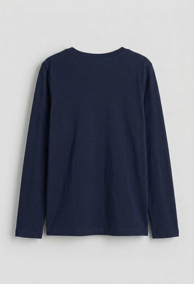 Дитячий лонгслів для хлопчика H&M 98-104 см Синій (0575B) | Зображення 1