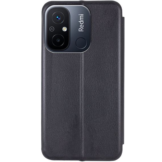 Шкіряний чохол-книжка Classy для Xiaomi Redmi 12C Чорний | Зображення 1