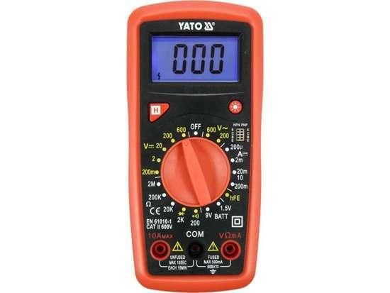 Мультиметр цифровий тестер LCD-дисплей YATO Польща YT-73081 | Зображення 1