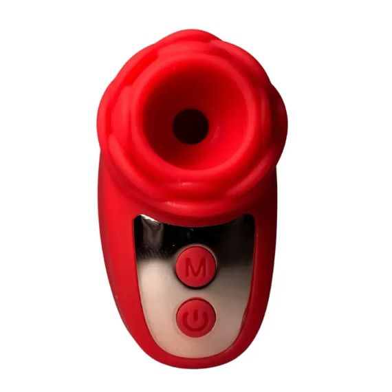 Вібростимулятор на палець Розочка Passion Play, 10 режимів вібрації та 3 інтенсивності, червоний Sex Aura | Зображення 1