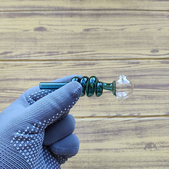 Стеклянная трубка Helix Compact Oil Green | Зображення 1