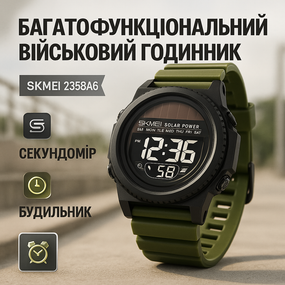 Хороший чоловічий годинник фірма SKMEI, Годинник для кемпінгу з водозахистом рибалки мисливця IC-37