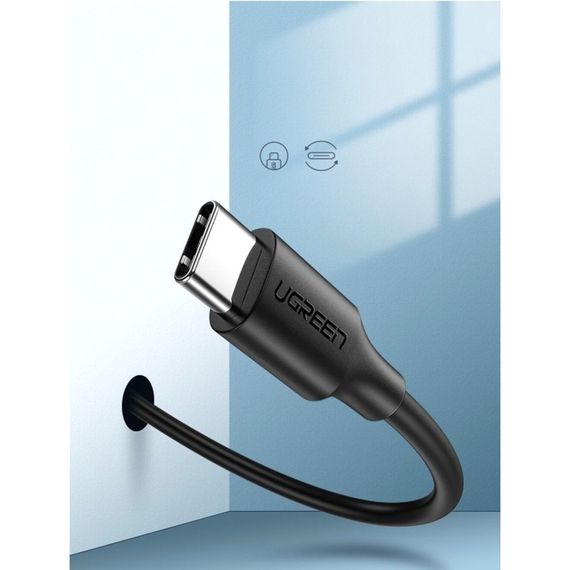 Дата кабель USB 2.0 AM to Type-C 3.0m 3.0A 18W US287 Black Ugreen (60826) | Зображення 3