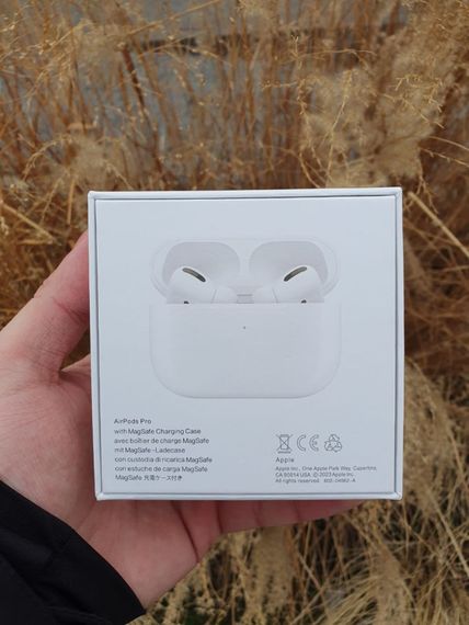 Бездротові навушники Apple AirPods PRO Original series 1:1 з Шумозаглушенням 100% Білі | Зображення 1