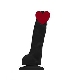 Реалистичный фаллоимитатор Strap-On-Me SOFT REALISTIC DILDO Black - Size M sexstyle