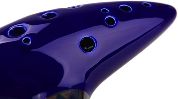 Окарина Alfabeto OC12-BL // Ceramic Ocarina (Blue) (зозуля, свищик, свисткова флейта) | Зображення 2