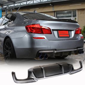 Дифузор заднього бампера Карбон V2 (M-Sport) для BMW 5 серія F-10/11/07 2010-2016 рр