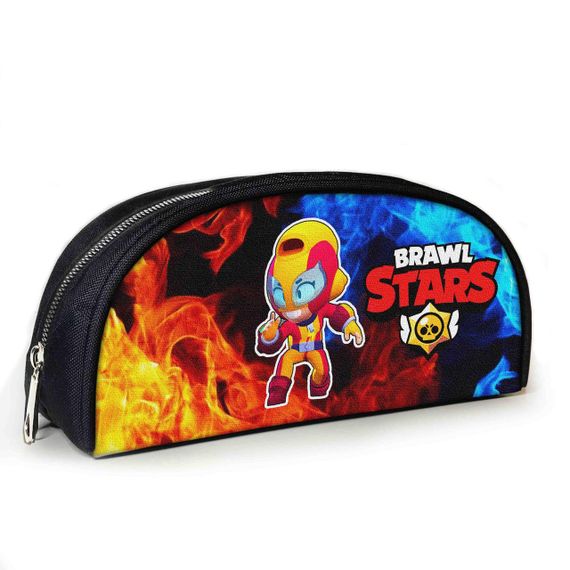Пенал школьный Бравл Старс/Brawl Stars 23х10х8 см с принтом для мальчика (02822)