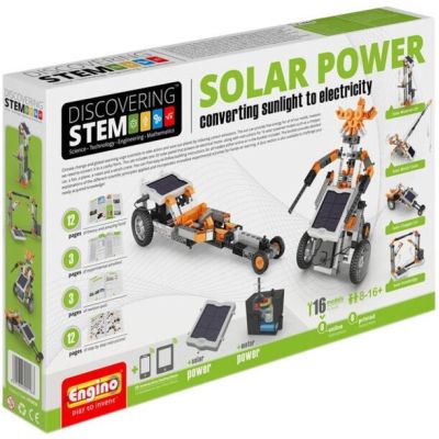 Конструктор Engino Stem Превращение солнечного света в электричество (STEM30)