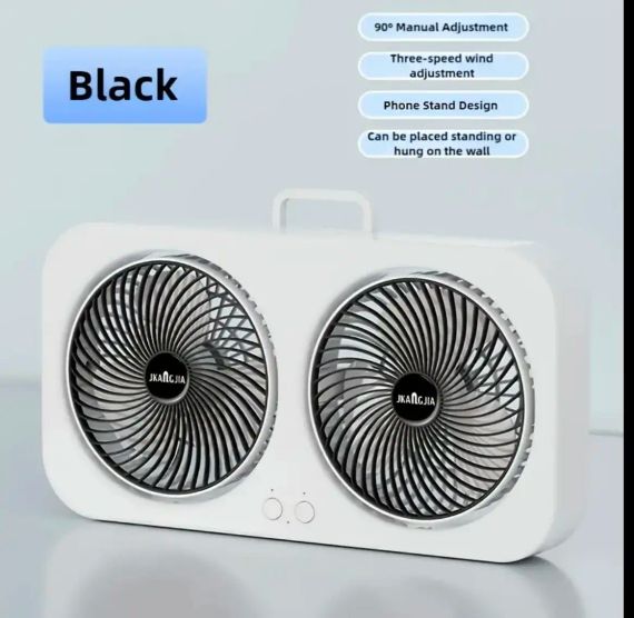 Компактный настольный вентилятор с двойным потоком воздуха и циркуляцией воздуха AND LY-879 | Зображення 2