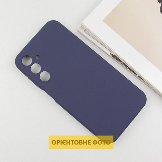 Чохол Silicone Cover Lakshmi Full Camera (AAA) для Samsung Galaxy S25 Edge Темно-синій / Midnight blue | Зображення 5
