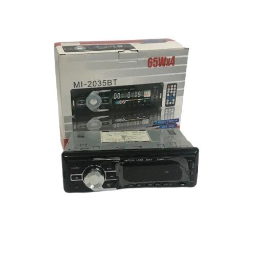 Автомагнітола MP3 2035 ISO+BT Mp3 1DIN FM чорний (2035_438) | Зображення 3