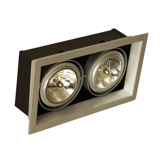 Светильник карданный ML-08-02F SILVER G53