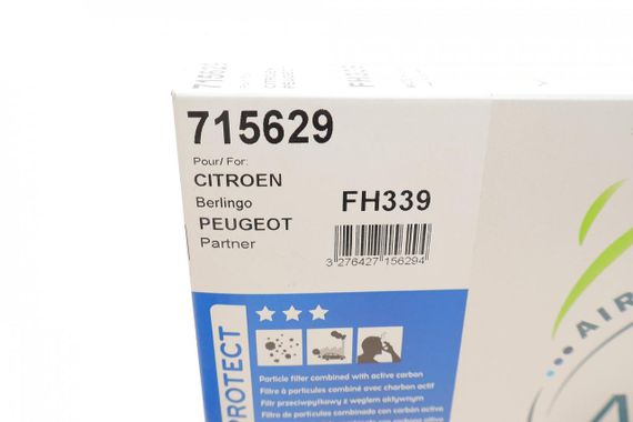 Фильтр салона Citroen Berlingo Peugeot Partner 1.1-2.0HDI -08 угольный  715629 | Зображення 5