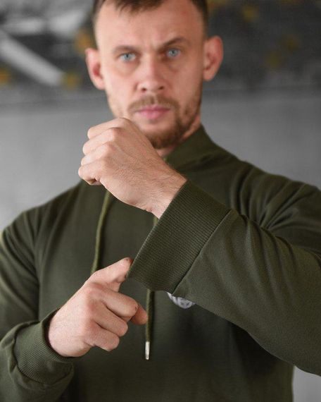 Худі maklin олива череп НП4892 | Зображення 7