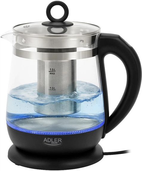 Электрочайник Adler AD 1299 black 1.5 л черный | Зображення 4