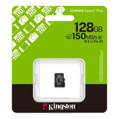 Карта памяти Kingston 128GB microSDXC class 10 UHS-I V10 A1 Canvas Select Plus (SDCS3/128GBSP) | Зображення 2