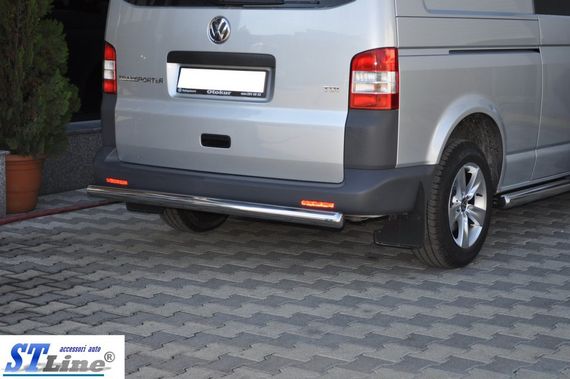 Задня дуга AK002 (нерж) для Volkswagen T5 Transporter 2003-2010 рр | Зображення 3