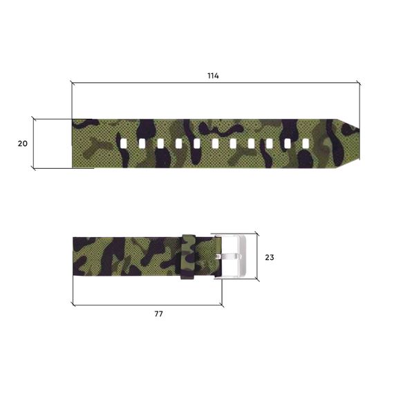 Ремешок для часов Skmei 1895CMGN Camo Green | Зображення 2