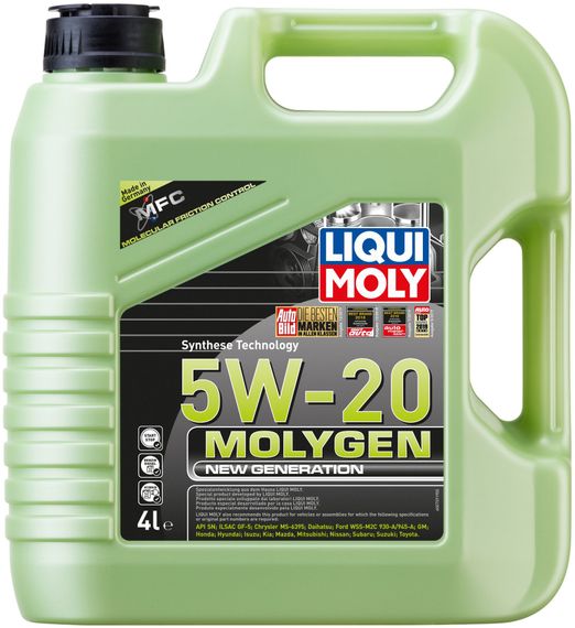 Моторна олива Liqui Moly Molygen Generation 5W-20 4л.