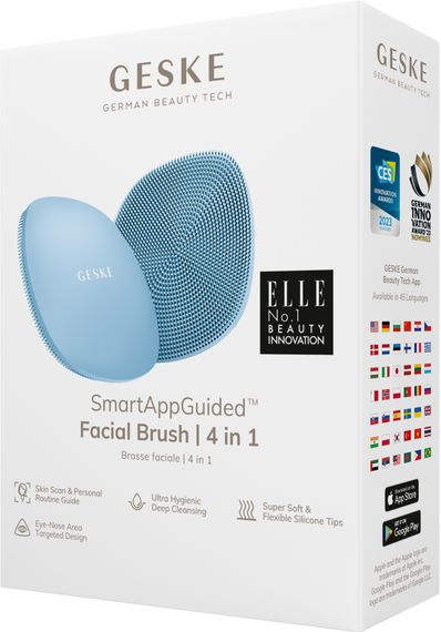 Щітка для обличчя GESKE Facial Brush 4в1 aquamarine | Зображення 7
