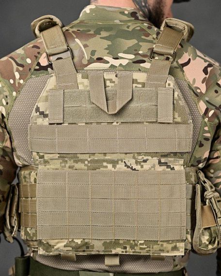 Плитоноска Single Sword 4 точки быстрого сброса пиксель  ТН6600 | Зображення 3