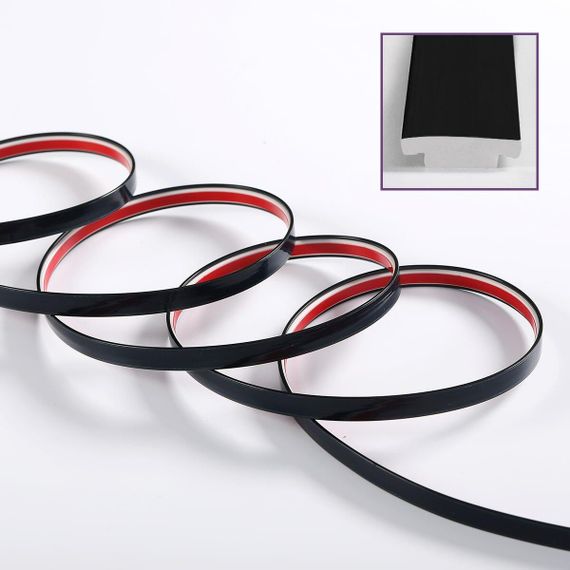 T-подібний молдинг 3000х12х4мм Чорний SW-00001163 | Зображення 1