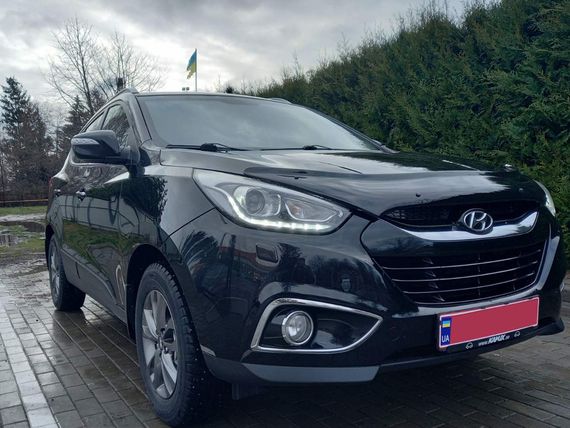 Дефлектор капоту (EuroCap) для Hyundai IX-35 2010-2015рр | Зображення 1