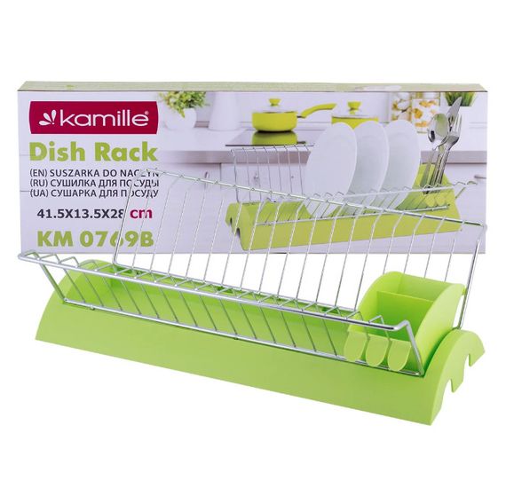 Сушилка для посуды 41,5х26х11,5 см Green Kamille KM-0769B