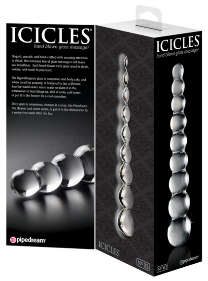 Скляний фаллос-ялинка L 225mm sexstyle | Зображення 3