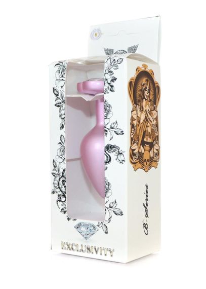 Анальна пробка - Jewellery Pearl Pink Heart Plug Clear M Sex Aura | Зображення 5