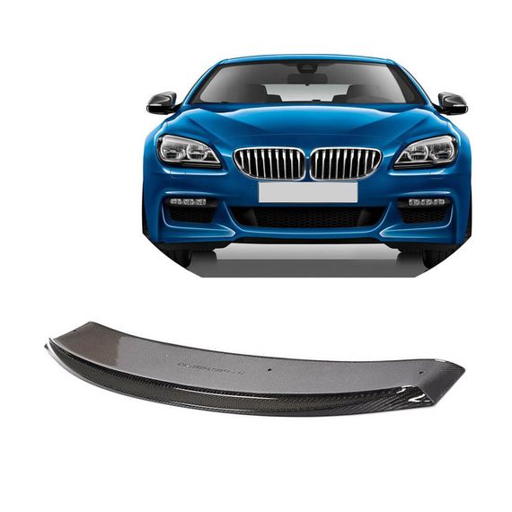 Накладка на передній бампер Lip V3 (для M-Sport, Карбон) для BMW 6 F12/F13/F06 2011-2018 рр