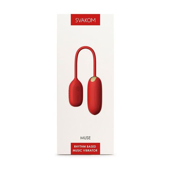 Виброяйцо Svakom Muse Red | Зображення 8