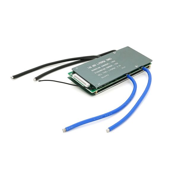 BMS плата Leiba LiFePO4 48V 16S 120A,алюминиевый радиатор | Зображення 1