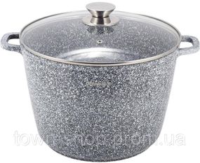 Кастрюля Ofenbach Snow Marble 10л индукционная с антипригарным покрытием NB-100504
