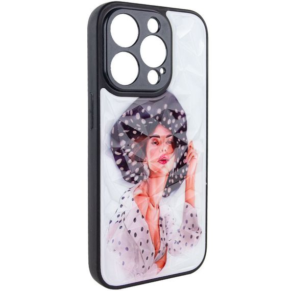 TPU+PC чохол Prisma Ladies для Apple iPhone 14 Pro (6.1") TPU+PC, Girl in a hat | Зображення 1
