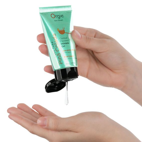 Лубрикант на водній основі Orgie Lube Tube Pina Colada, 50 мл, смак та аромат піна колади | Зображення 1