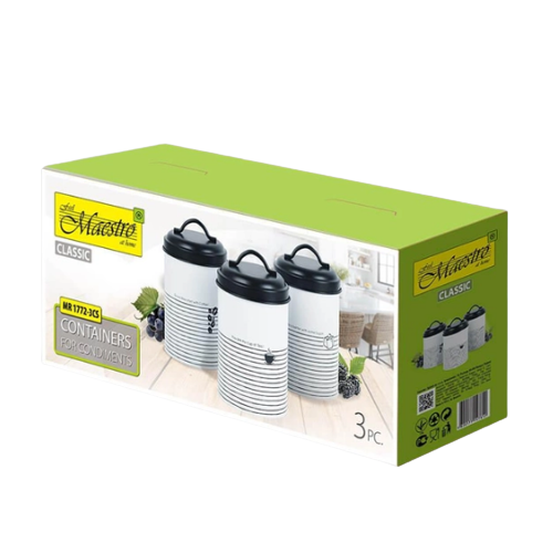 Набір ємностей 3шт Maestro MR-1772-3CS | Зображення 1