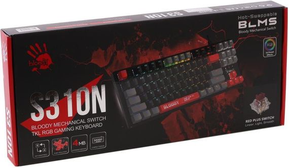 Клавіатура Bloody S310N Energy Red | Зображення 3