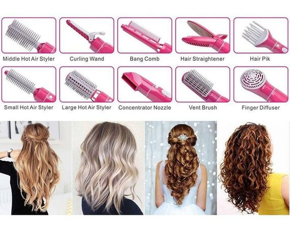 Професійний багатофункціональний стайлер для волосся Fullcome Hair Styler ST300 ∙ Фен-щітка 10 в 1 Fullcome Hair Styler ST300 | Зображення 5