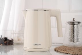 Електрочайник Ardesto EKL-F1BG 1 л бежевий
